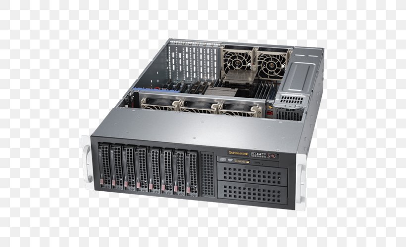 Computer Cases & Housings Super Micro Computer, Inc. Computer Servers Supermicro 200W Mini 1U Rackmount Server Chassis ATX, PNG, 500x500px, 19inch Rack, Computer Cases Housings, Atx, Blade Server, Computer Download Free