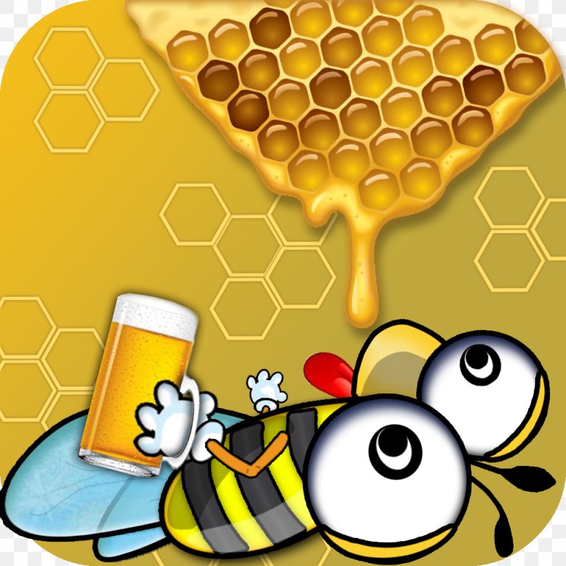 Bee Cartoon, PNG, 1024x1024px, Honey Bee, Bee, Beehive, Cartoon, Crossword Download Free