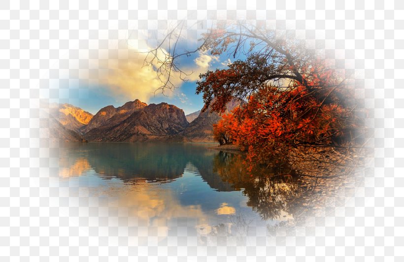 Desktop Wallpaper Iskanderkul Autumn Mountain Sky, PNG, 800x532px, Autumn, Blue, Cloud, Forest, Lake Download Free