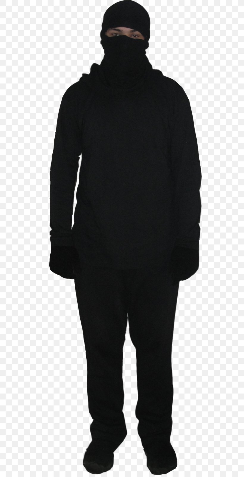 Hoodie Neck Suit Ninja Black M, PNG, 555x1600px, Hoodie, Black, Black M, Hood, Jacket Download Free