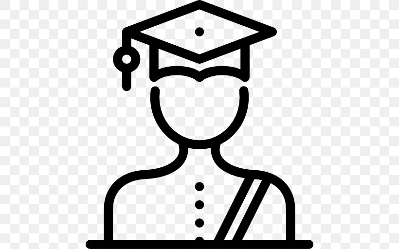 Square Academic Cap Student Graduation Ceremony School Academy, PNG, 512x512px, Square Academic Cap, Academic Degree, Academy, Black And White, Cap Download Free