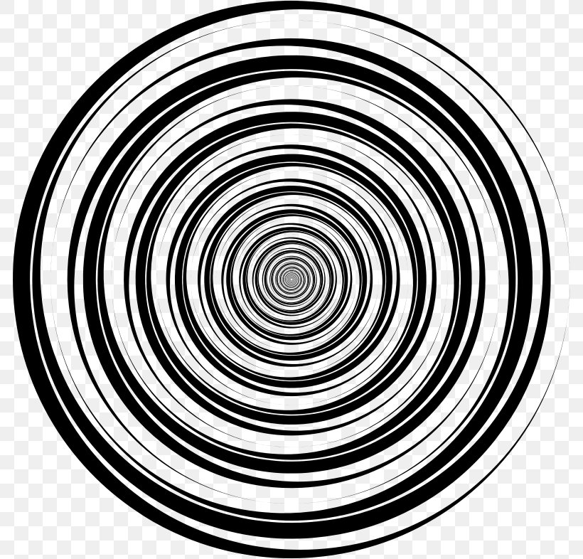 Drawing Vortex Clip Art, PNG, 784x786px, Drawing, Area, Art, Black And White, Monochrome Download Free