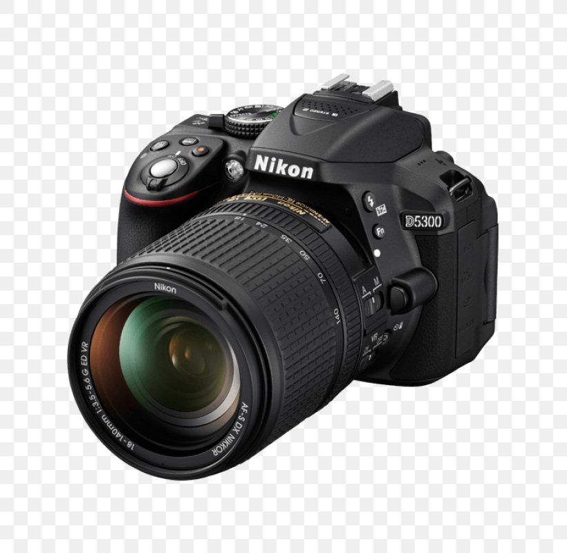 Nikon D5300 Digital SLR Single-lens Reflex Camera Nikon DX Format, PNG, 800x800px, Nikon D5300, Autofocus, Camera, Camera Accessory, Camera Lens Download Free