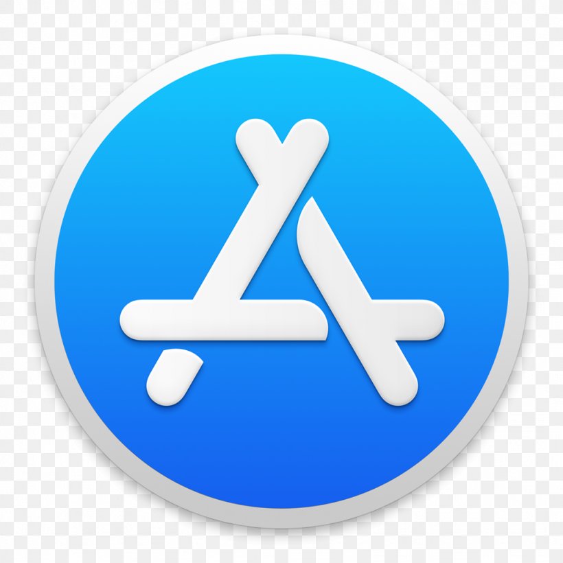 Mac App Store MacOS Apple, PNG, 1024x1024px, App Store, Apple, Apple Developer, Area, Blue Download Free