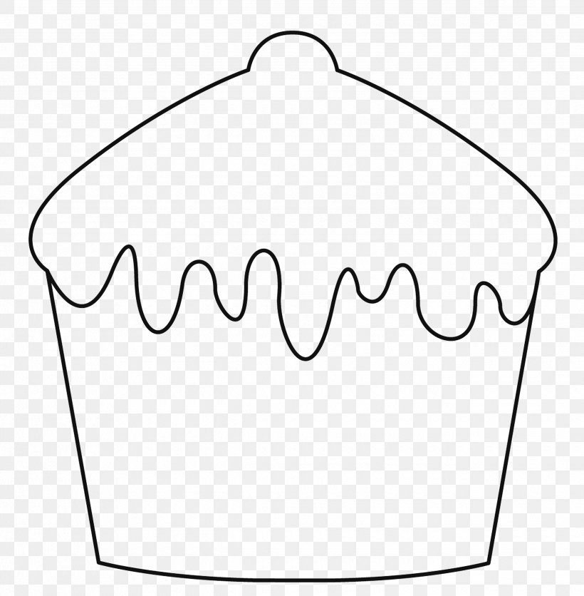 Madeleine Cupcake Coloring Book Line Art, PNG, 2480x2529px, Madeleine, Area, Black And White, Cake, Coloring Book Download Free