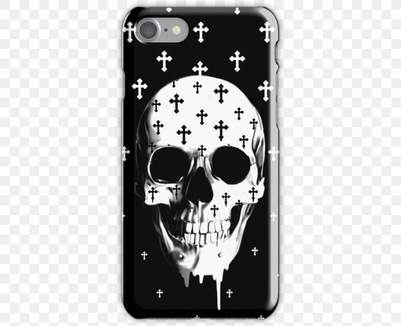 Skull IPhone 6 Skeleton Drawing, PNG, 500x667px, Skull, Art, Audio, Black, Black And White Download Free