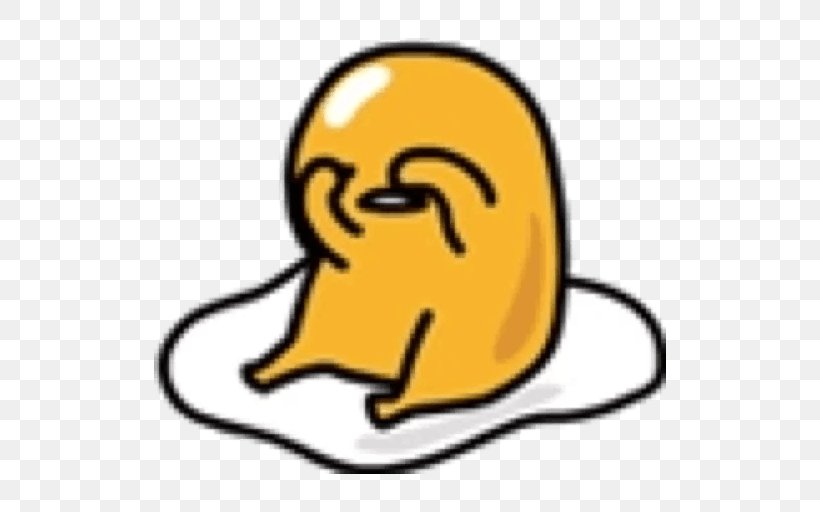 ぐでたま Egg Sanrio Sticker, PNG, 512x512px, Egg, Area, Chicken Egg, Happiness, Hello Kitty Download Free
