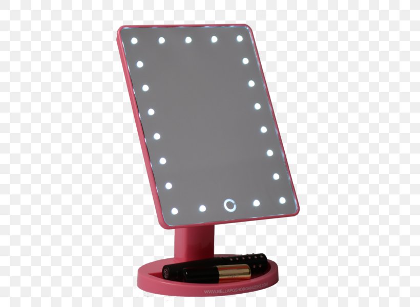 Mirror Light-emitting Diode Vanity Product, PNG, 600x600px, Mirror, Light, Lightemitting Diode, Purple, Rectangle Download Free