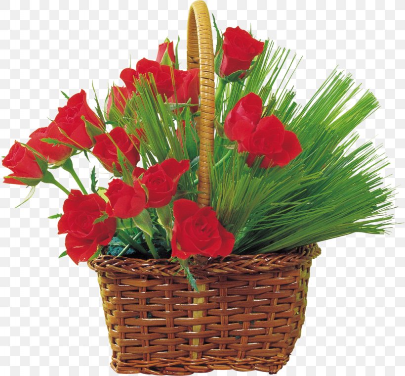 Flower Bouquet Basket Rose, PNG, 1024x950px, Flower, Artificial Flower, Basket, Cut Flowers, Easter Download Free