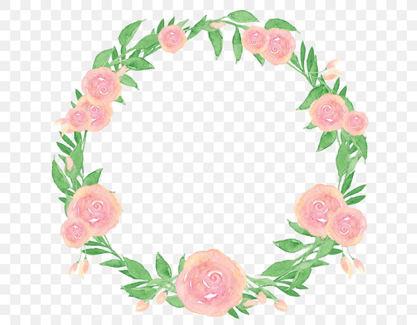 Floral Design Pink Wreath Green, PNG, 640x640px, Floral Design, Color, Crown, Cut Flowers, Floristry Download Free