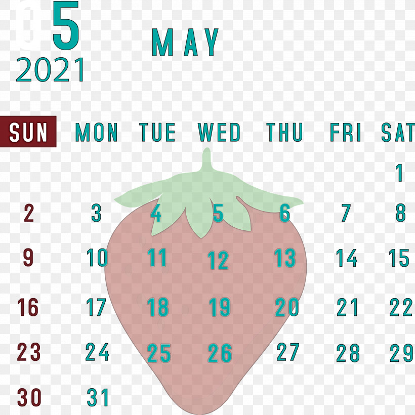 May 2021 Printable Calendar May 2021 Calendar, PNG, 3000x3000px, May 2021 Printable Calendar, Aqua M, Calendar System, Diagram, Iphone Download Free
