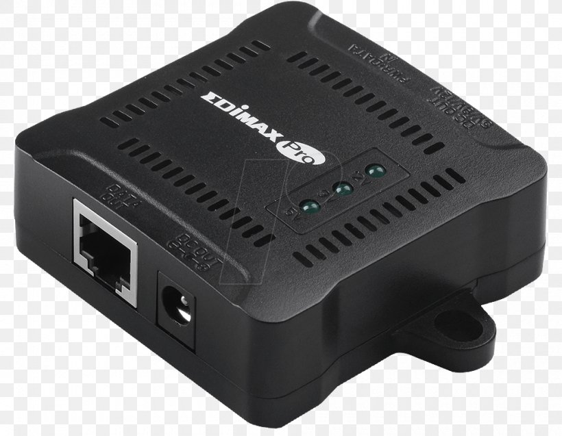 Power Over Ethernet Gigabit Ethernet Edimax IEEE 802.3at, PNG, 1000x777px, 10 Gigabit Ethernet, Power Over Ethernet, Ac Adapter, Adapter, Cable Download Free