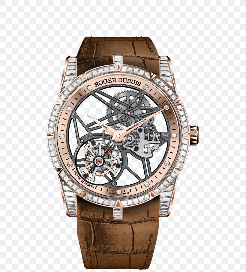 Roger Dubuis Watch Rolex Tourbillon Clock, PNG, 600x907px, Roger Dubuis, Brand, Brown, Clock, Complication Download Free