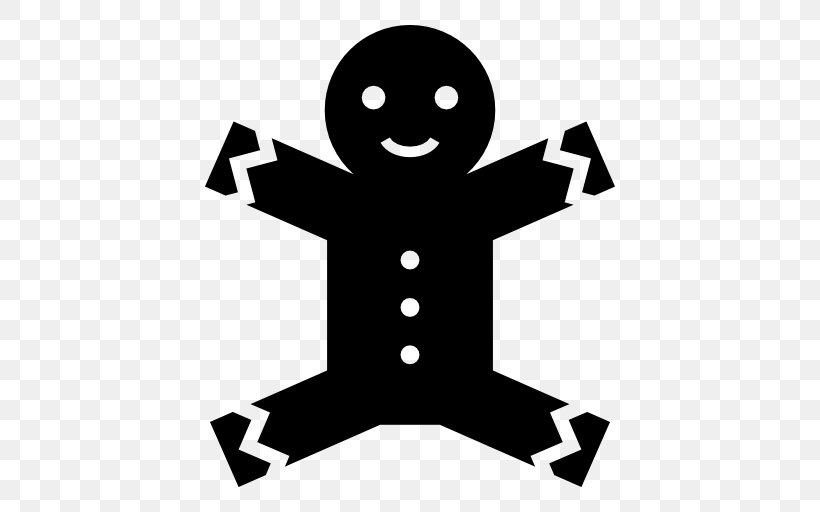 Gingerbread Man Christmas Cookie, PNG, 512x512px, Gingerbread Man, Artwork, Biscuit, Biscuits, Black And White Download Free