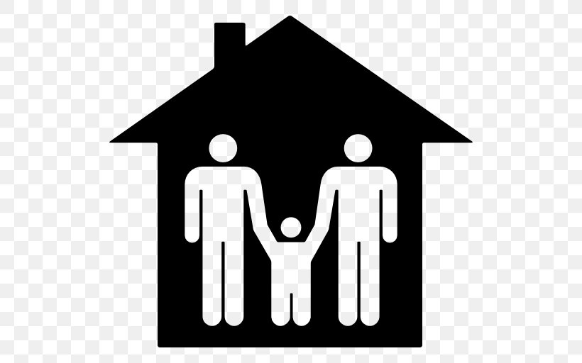 House Family, PNG, 512x512px, House, Area, Black, Black And White, Brand Download Free