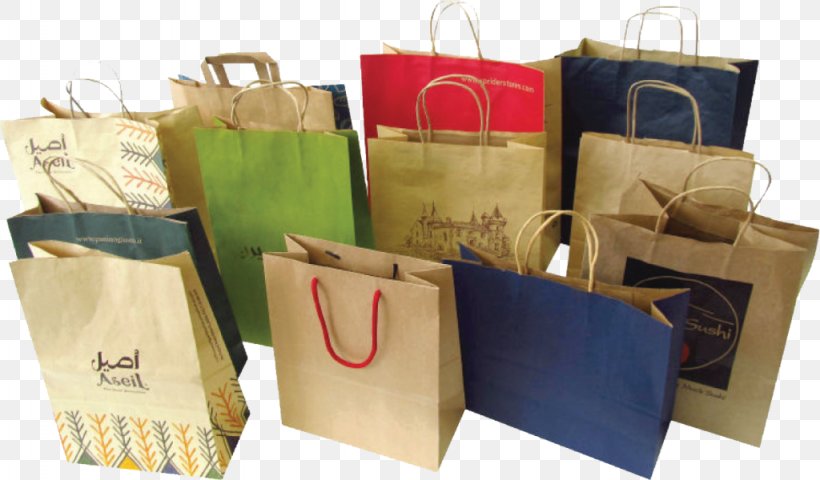 Kraft Paper Paper Bag Shopping Bags & Trolleys Printing, PNG, 1024x600px, Paper, Bag, Box, Brand, Carton Download Free