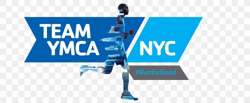New York City Half Marathon 2018 New York City Marathon YMCA, PNG, 3300x1369px, 2018 New York City Marathon, New York City Half Marathon, Advertising, Banner, Blue Download Free