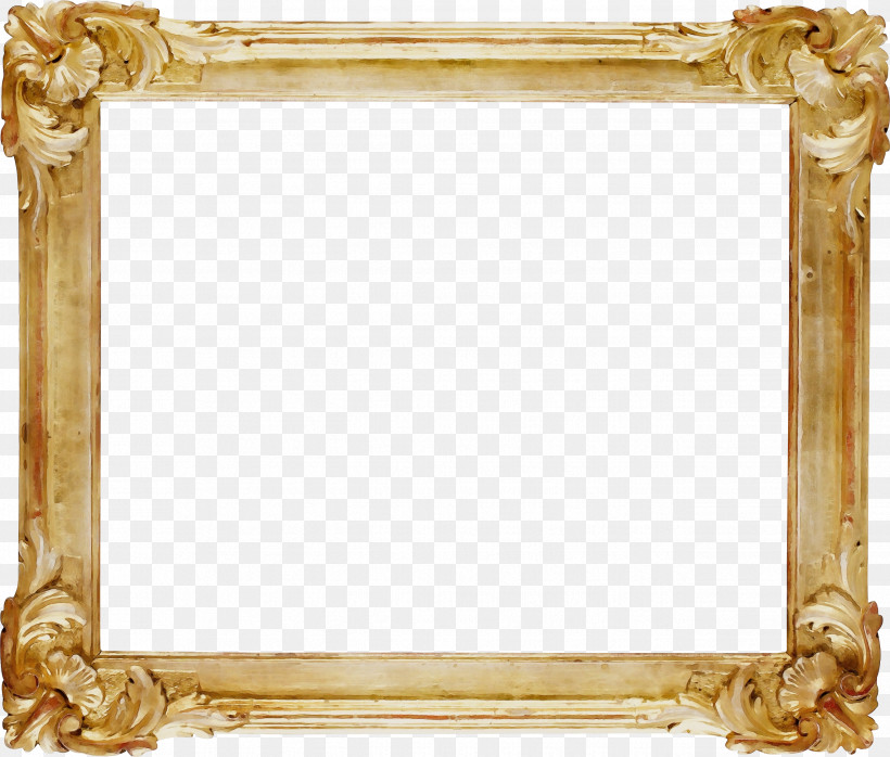 Picture Frame, PNG, 2644x2253px, Watercolor, Gold Picture Frame, Juliana Wood Photo Frame, Ornament, Paint Download Free