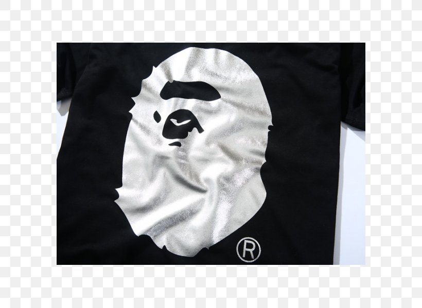 T-shirt A Bathing Ape Streetwear Clothing, PNG, 600x600px, Tshirt, Bathing Ape, Black, Clothing, Com Download Free