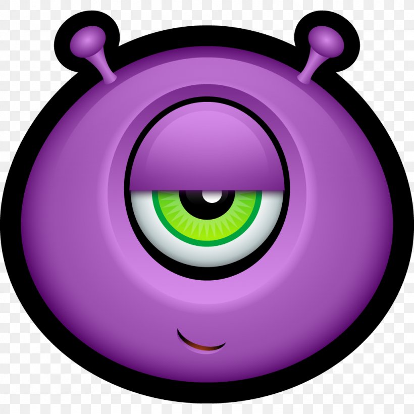 Monster Smiley Avatar Alien Clip Art, PNG, 1024x1024px, Monster, Alien, Avatar, Emoticon, Eye Download Free