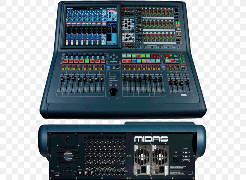 Audio Mixers Midas PRO X-CC-TP Digital Mixing Console Midas Consoles, PNG, 571x600px, Audio Mixers, Audio, Audio Control Surface, Audio Equipment, Circuit Component Download Free