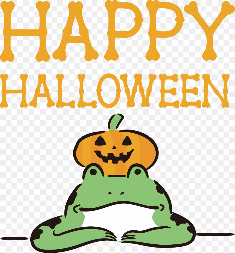 Happy Halloween, PNG, 2783x3000px, Happy Halloween, Behavior, Cartoon, Frogs, Happiness Download Free