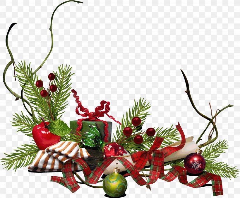Christmas And New Year Background, PNG, 3627x2988px, Christmas Day, Branch, Christmas, Christmas Decoration, Christmas Eve Download Free