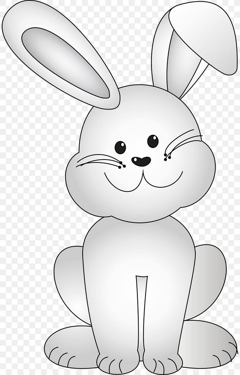 Domestic Rabbit White Rabbit Drawing Clip Art, PNG, 808x1280px, Domestic Rabbit, Area, Art, Artwork, Black And White Download Free