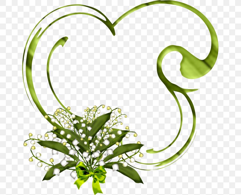 Lily Of The Valley Animation Happiness Luck, PNG, 669x663px, Watercolor, Cartoon, Flower, Frame, Heart Download Free