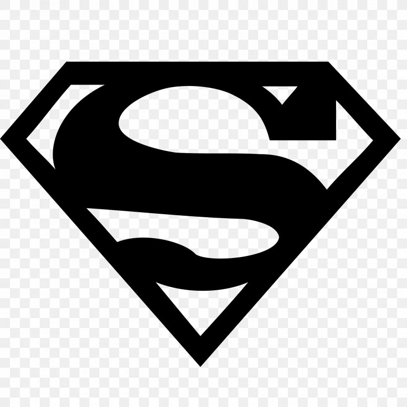 Superman Logo T-shirt Decal, PNG, 1600x1600px, Superman, Area, Black And White, Brand, Decal Download Free
