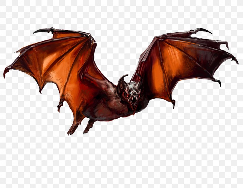 Vampire Bat Dungeons & Dragons Buettikofer's Epauletted Fruit Bat Giant Golden-crowned Flying Fox, PNG, 1600x1236px, Bat, Big Brown Bat, Dragon, Dungeons Dragons, Fictional Character Download Free