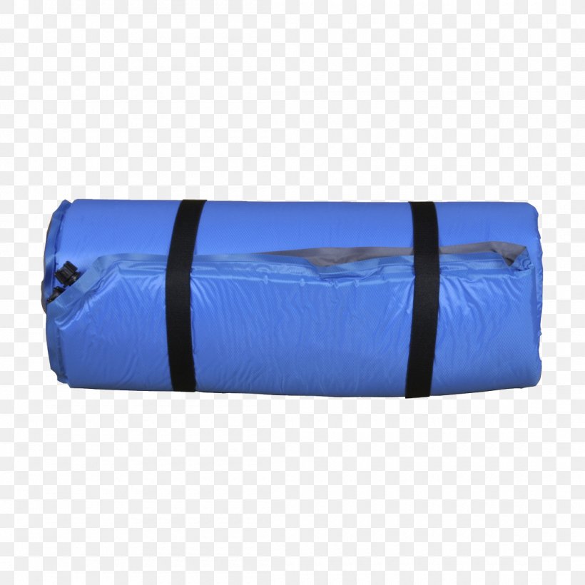 Blue Sleeping Mats Mattress Matelas Auto Gonflable Plastic, PNG, 1100x1100px, Blue, Bag, Bed, Beige, Cobalt Blue Download Free