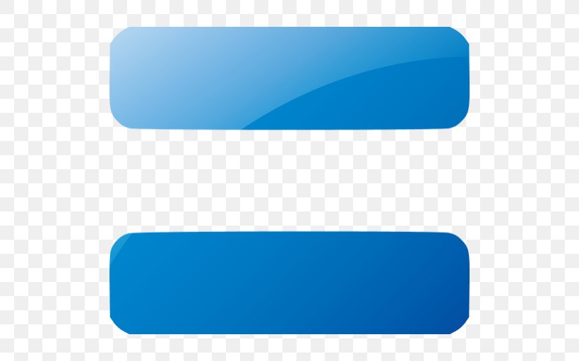 Clip Art Image Blue Equals Sign, PNG, 512x512px, Blue, Aqua, Azure, Cobalt Blue, Electric Blue Download Free