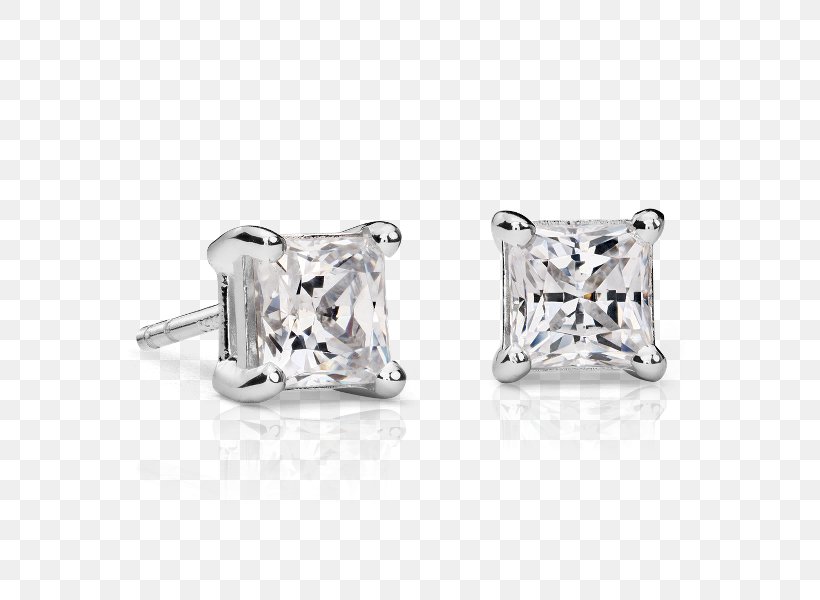 Diamond Cut Earring Princess Cut Engagement Ring, PNG, 600x600px, Diamond, Blue Nile, Body Jewelry, Bracelet, Carat Download Free