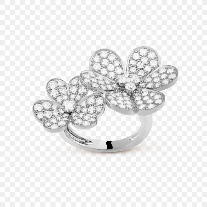 Earring Van Cleef & Arpels Jewellery Gold, PNG, 3000x3000px, Ring, Body Jewellery, Body Jewelry, Brilliant, Colored Gold Download Free