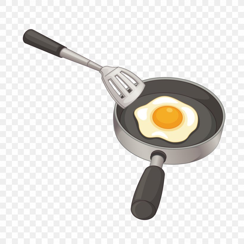 Fried Egg Omelette Frying Pan Illustration, PNG, 1600x1600px, Fried Egg, Cartoon, Cookware And Bakeware, Egg, Food Download Free
