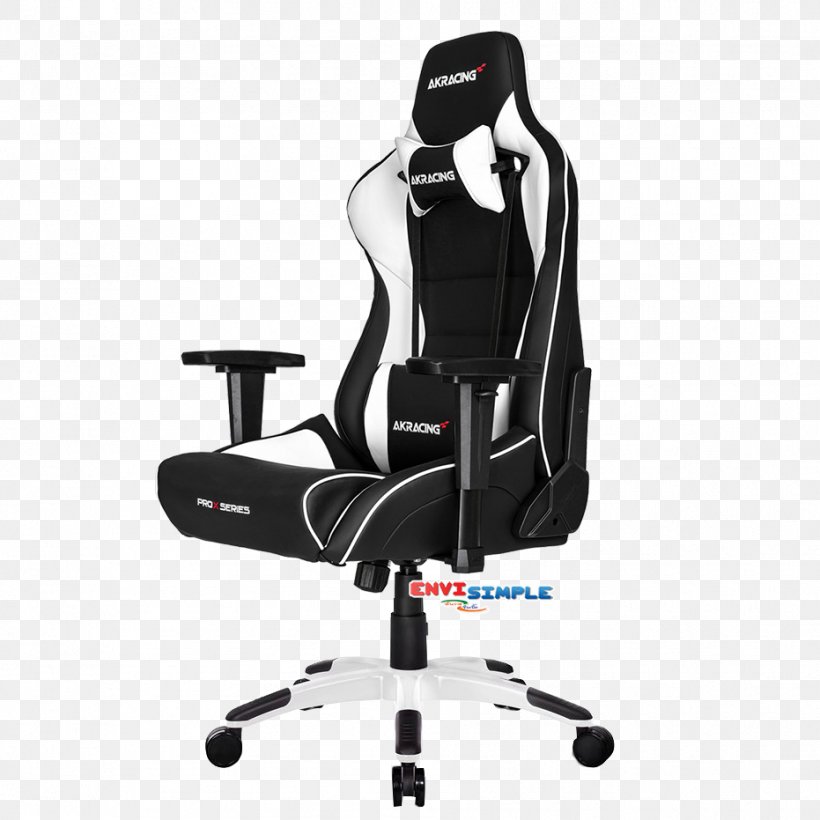Gaming Chair AKRACING PROX Black, Blue, White AKRacing Overture Gaming Gaming Chairs Fortnite Gaming Chair AK Racing Pro X Gaming Chair, PNG, 931x931px, Gaming Chairs, Bicast Leather, Black, Chair, Comfort Download Free