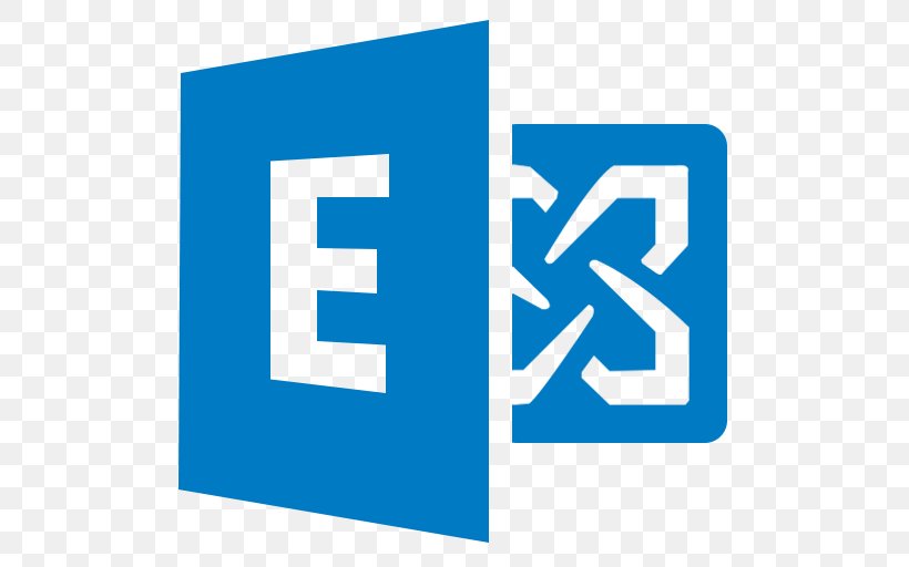 Microsoft Exchange Server Microsoft Office 365 Microsoft Exchange Online Office Online, PNG, 512x512px, Microsoft Exchange Server, Area, Blue, Brand, Computer Servers Download Free