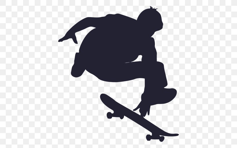 Silhouette Sport, PNG, 512x512px, Silhouette, Black And White, Drawing, Freebord, Ice Skating Download Free