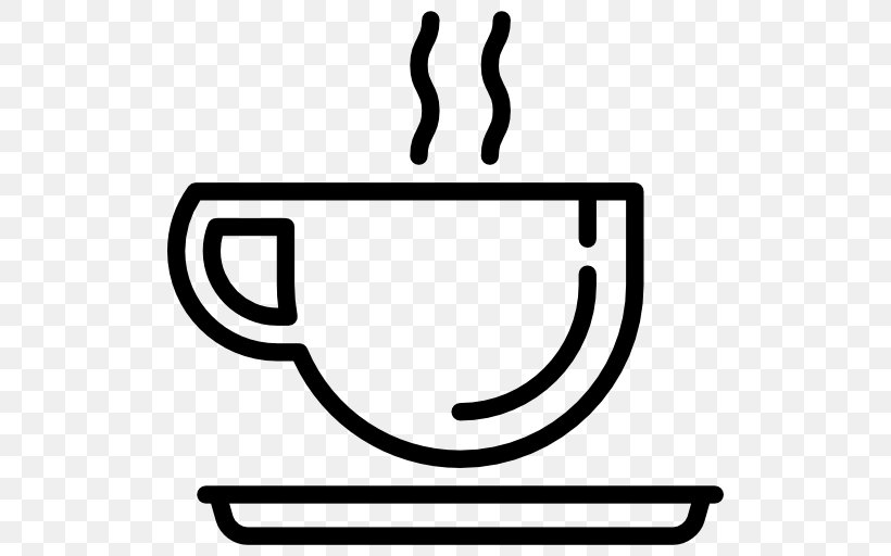 Iced Coffee Cafe Caffè Mocha Tea, PNG, 512x512px, Coffee, Area, Black, Black And White, Brand Download Free