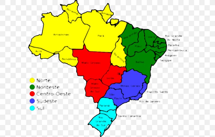 Regions Of Brazil Vector Graphics Clip Art North Region, Brazil Central-West Region, Brazil, PNG, 605x526px, Regions Of Brazil, Brazil, Centralwest Region Brazil, Drawing, Map Download Free