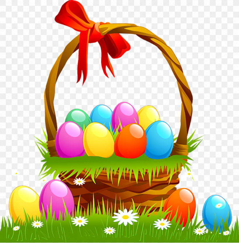Easter Basket With Eggs Easter Day Basket, PNG, 1000x1016px, Easter Basket With Eggs, Basket, Easter, Easter Bunny, Easter Day Download Free
