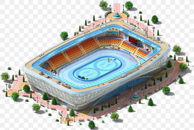 Fisht Olympic Stadium Sochi Adler Arena Skating Center, PNG, 828x556px, 2014 Winter Olympics, Fisht Olympic Stadium, Amusement Park, Arena, Building Download Free
