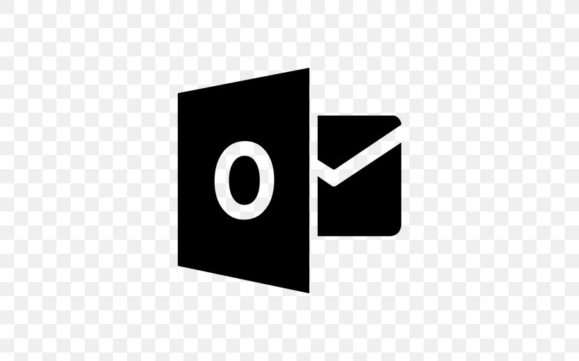 Microsoft Outlook Outlook.com Email Attachment, PNG, 512x512px, Microsoft Outlook, Black, Brand, Computer Software, Email Download Free