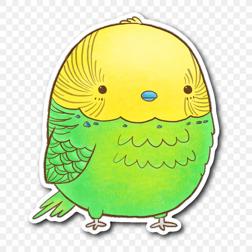 Parakeet Budgerigar Sticker Cockatoo Beak, PNG, 1064x1064px, Parakeet, Art, Beak, Bird, Budgerigar Download Free