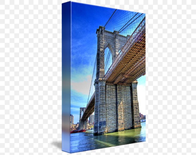 Brooklyn Bridge Gallery Wrap Bridge–tunnel Landmark Theatres Canvas, PNG, 410x650px, Brooklyn Bridge, Art, Bridge, Brooklyn, Building Download Free