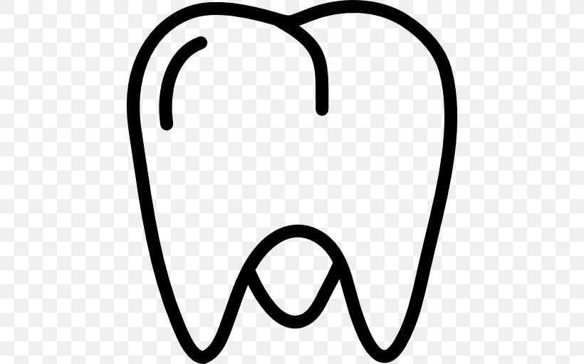 Dentistry Tooth, PNG, 512x512px, Dentistry, Area, Black, Black And White, Cosmetic Dentistry Download Free