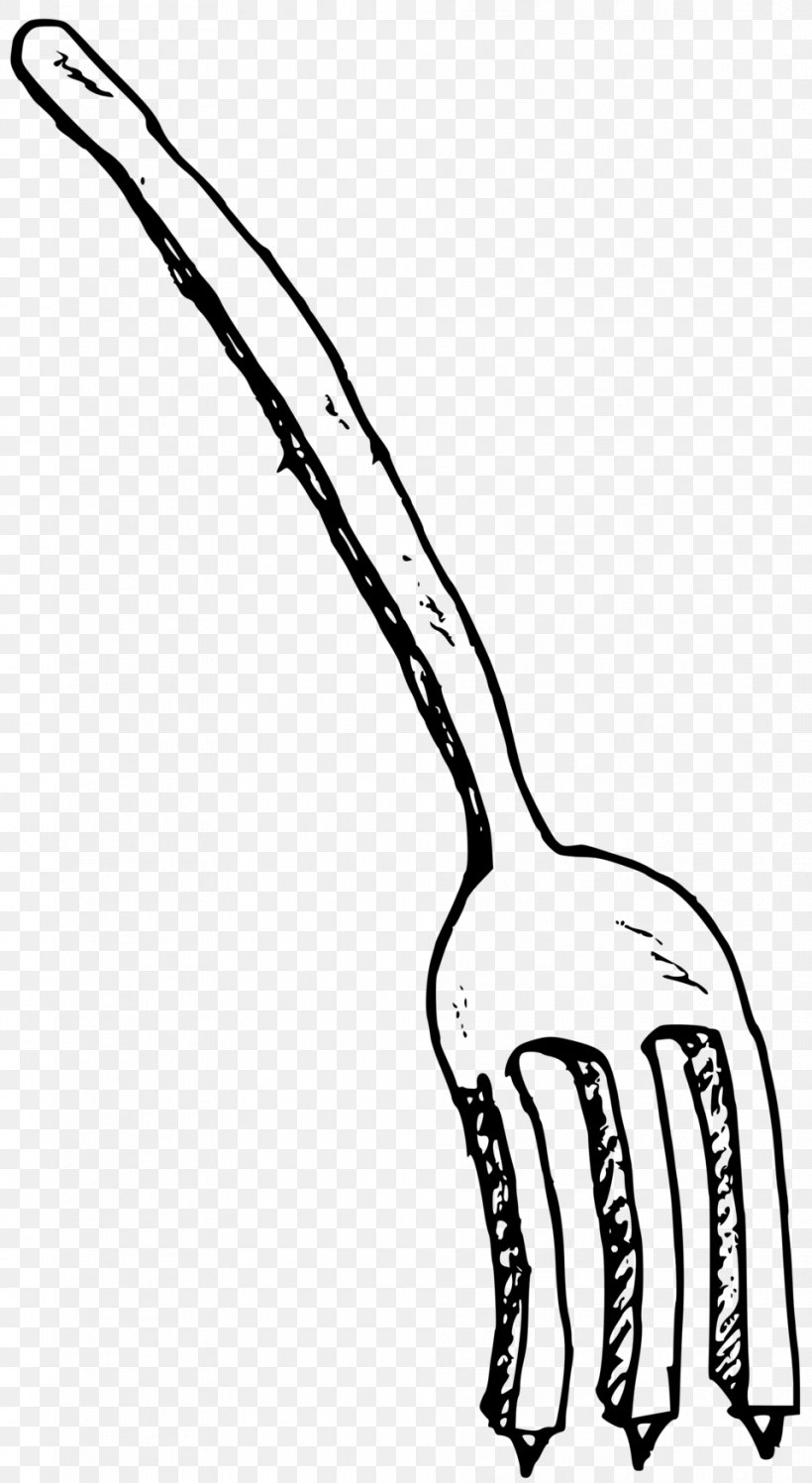 Fork Spoon Clip Art, PNG, 958x1749px, Fork, Black, Black And White, Cutlery, Drawing Download Free