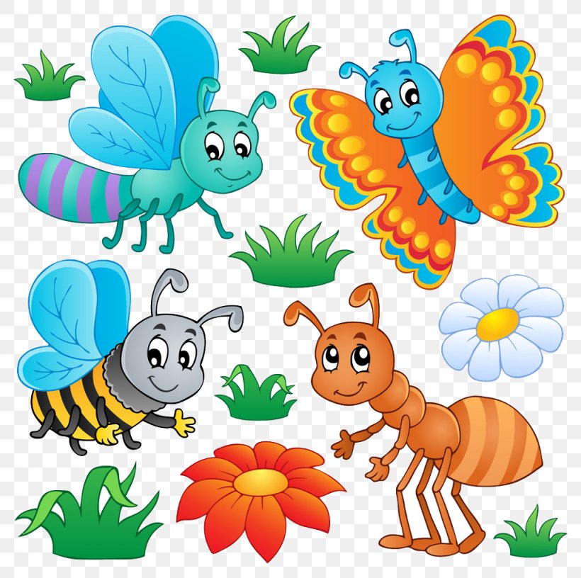 Insect Cartoon Clip Art, PNG, 1024x1020px, Insect, Animal Figure, Art, Artwork, Baby Toys Download Free