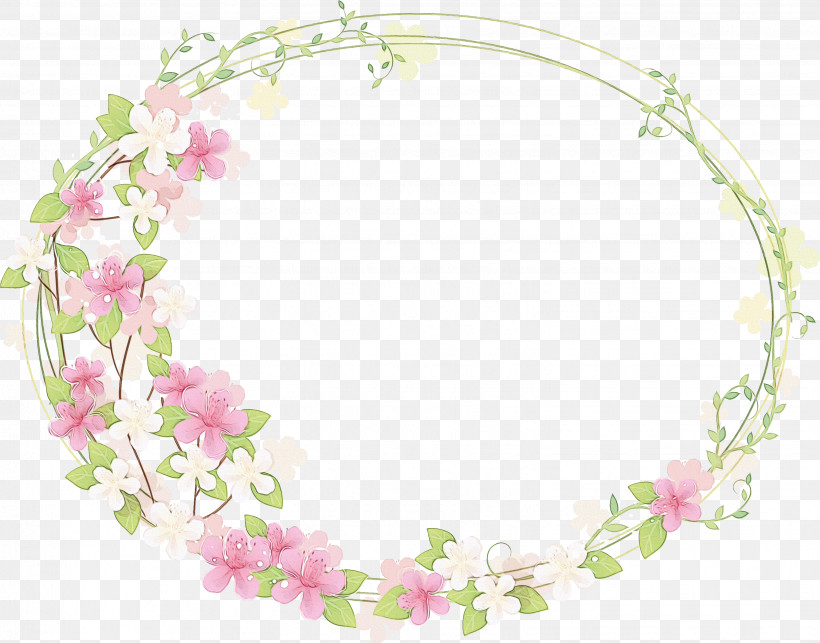 Pink Flower Body Jewelry Lei Plant, PNG, 3058x2399px, Watercolor, Body Jewelry, Flower, Jewellery, Lei Download Free